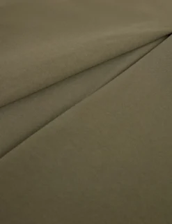 Jersey-Midikleid mit Einsätzen und kurzen Ärmeln