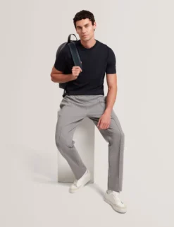 Jogginghose aus Stretch-Baumwolle mit geradem Bein zum Hineinschlüpfen