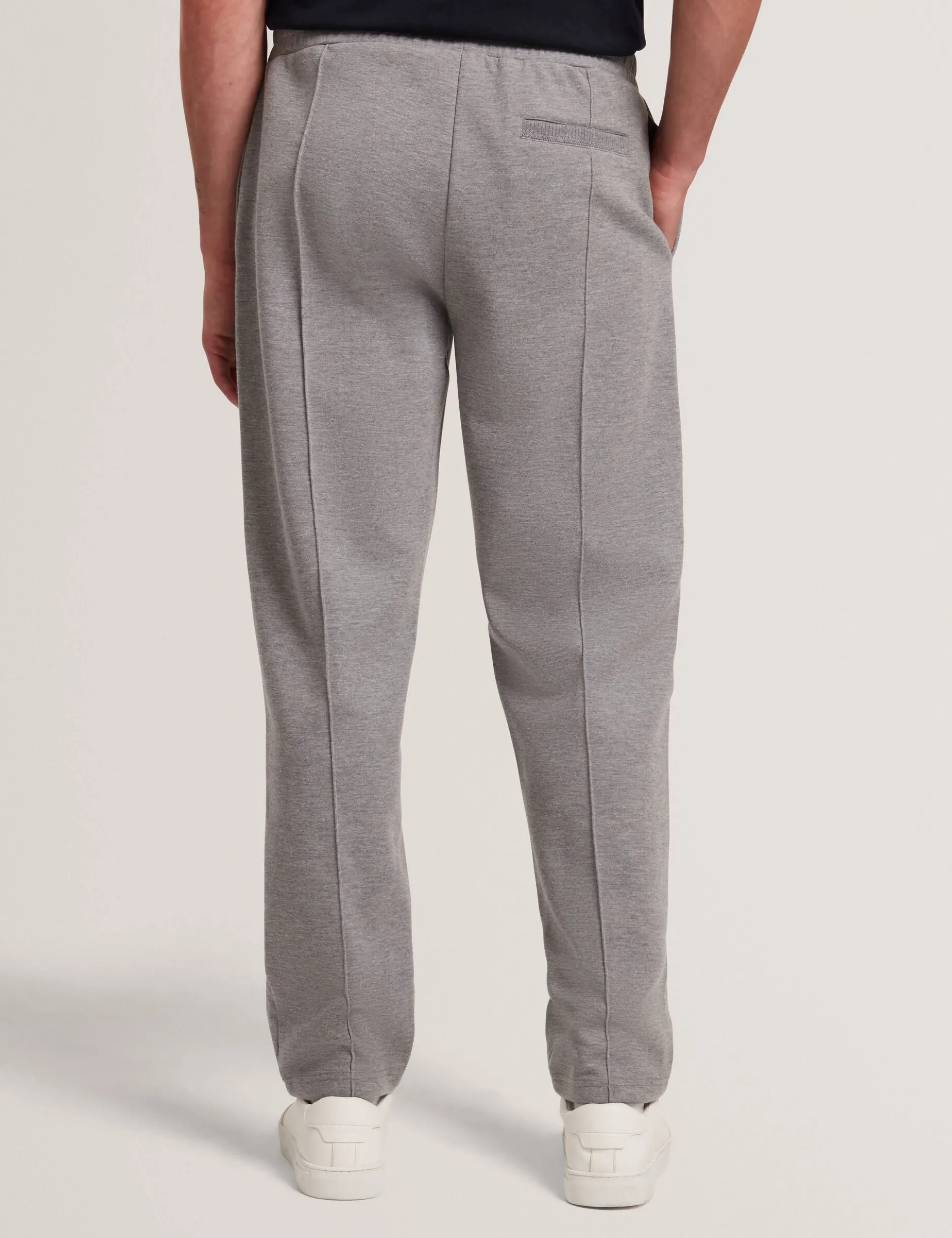 Jogginghose aus Stretch-Baumwolle mit geradem Bein zum Hineinschlüpfen