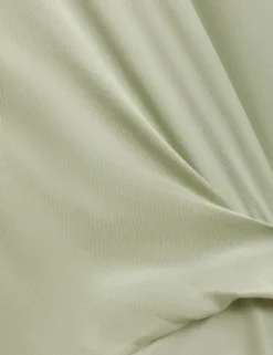 Jumpsuit mit Bindedetails, kurzen Ärmeln und weitem Bein
