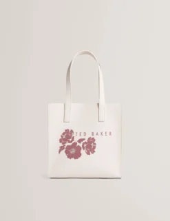 Kleine Tragetasche mit Blumenmuster