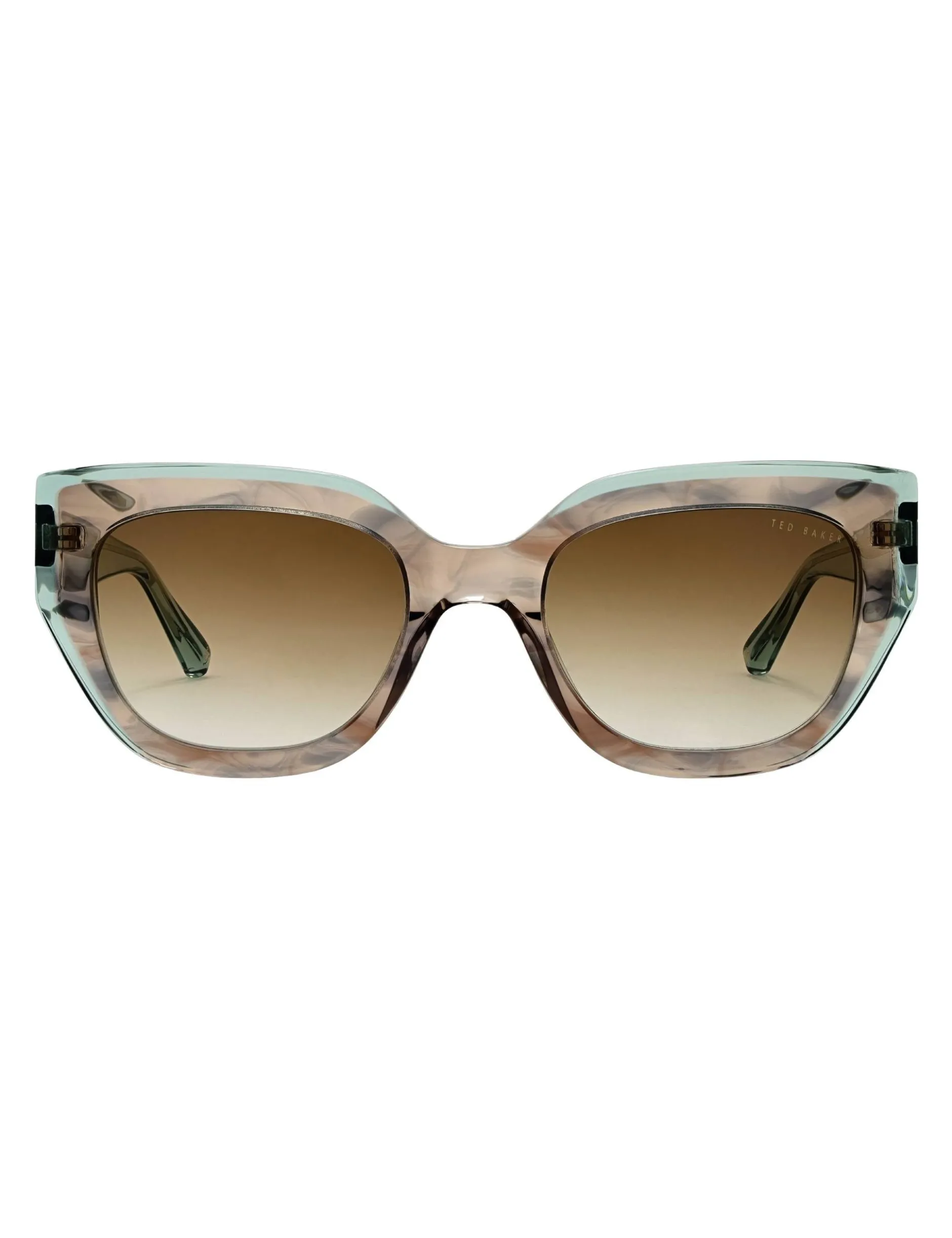 Klobige Cat-Eye-Sonnenbrille aus Acetat
