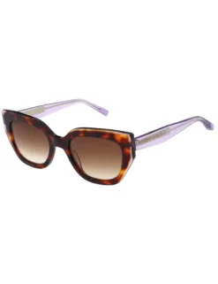 Klobige Cat-Eye-Sonnenbrille aus Acetat