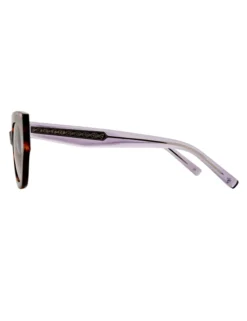 Klobige Cat-Eye-Sonnenbrille aus Acetat