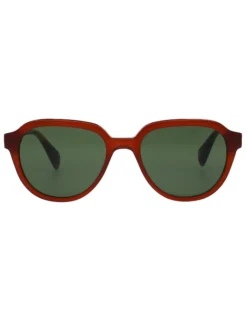 Klobige runde Retro-Sonnenbrille