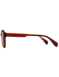 Klobige runde Retro-Sonnenbrille