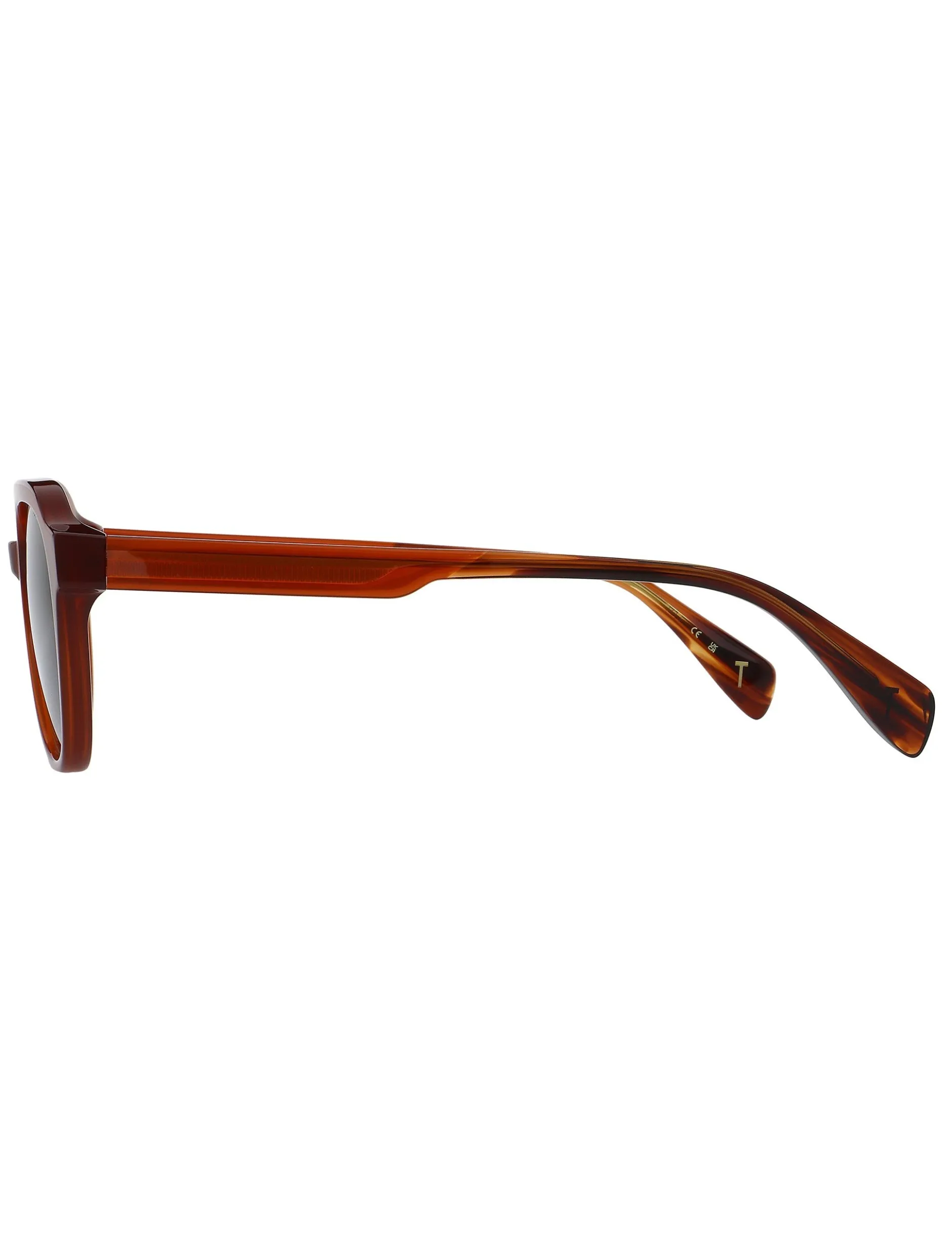 Klobige runde Retro-Sonnenbrille