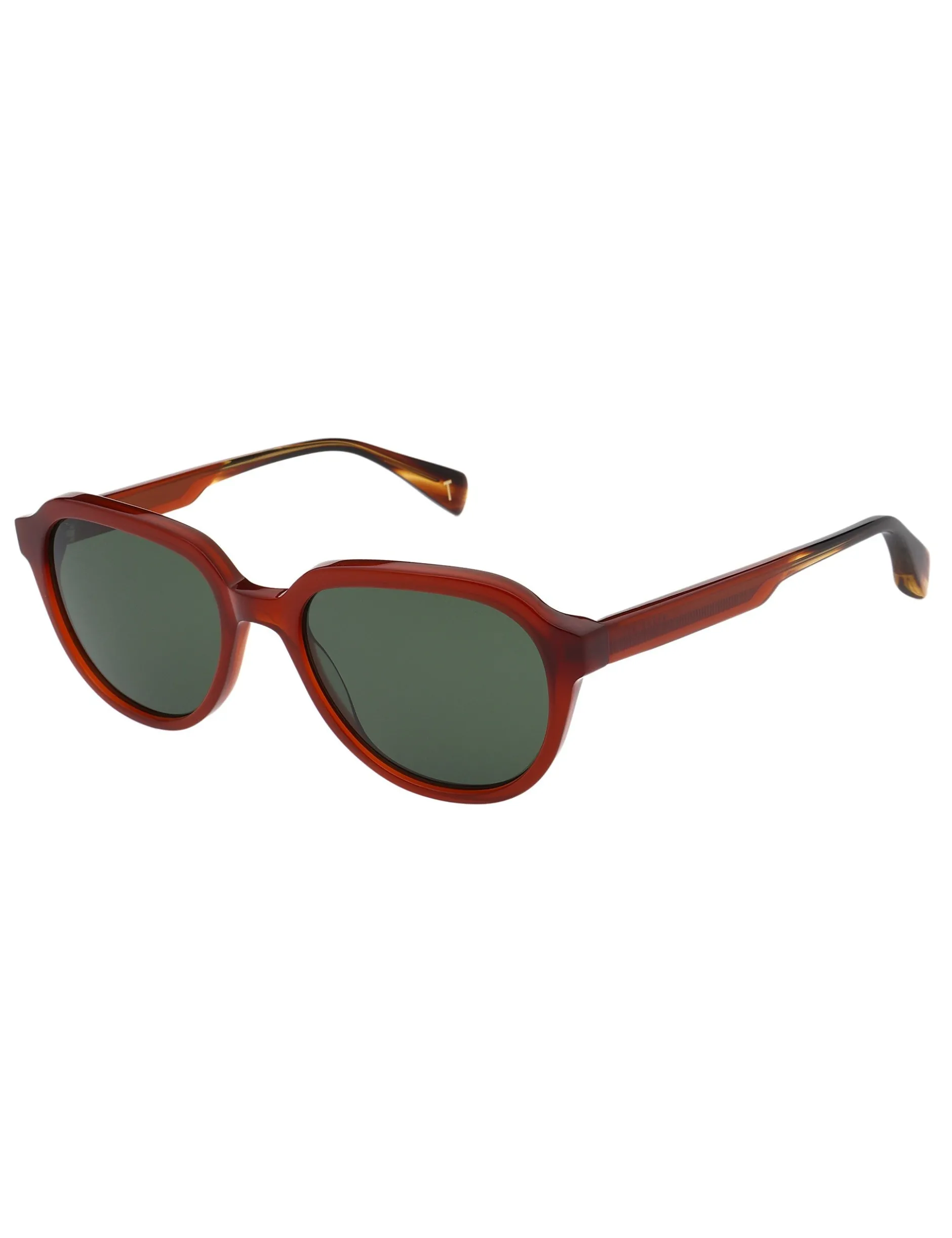 Klobige runde Retro-Sonnenbrille