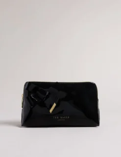 Knot Bow Marken-Kosmetiktasche aus Vinyl