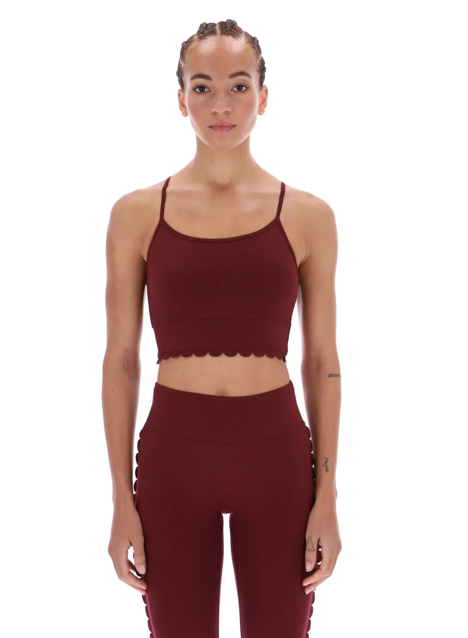Komfortabler Yoga-Sport-BH mit Wellenkante