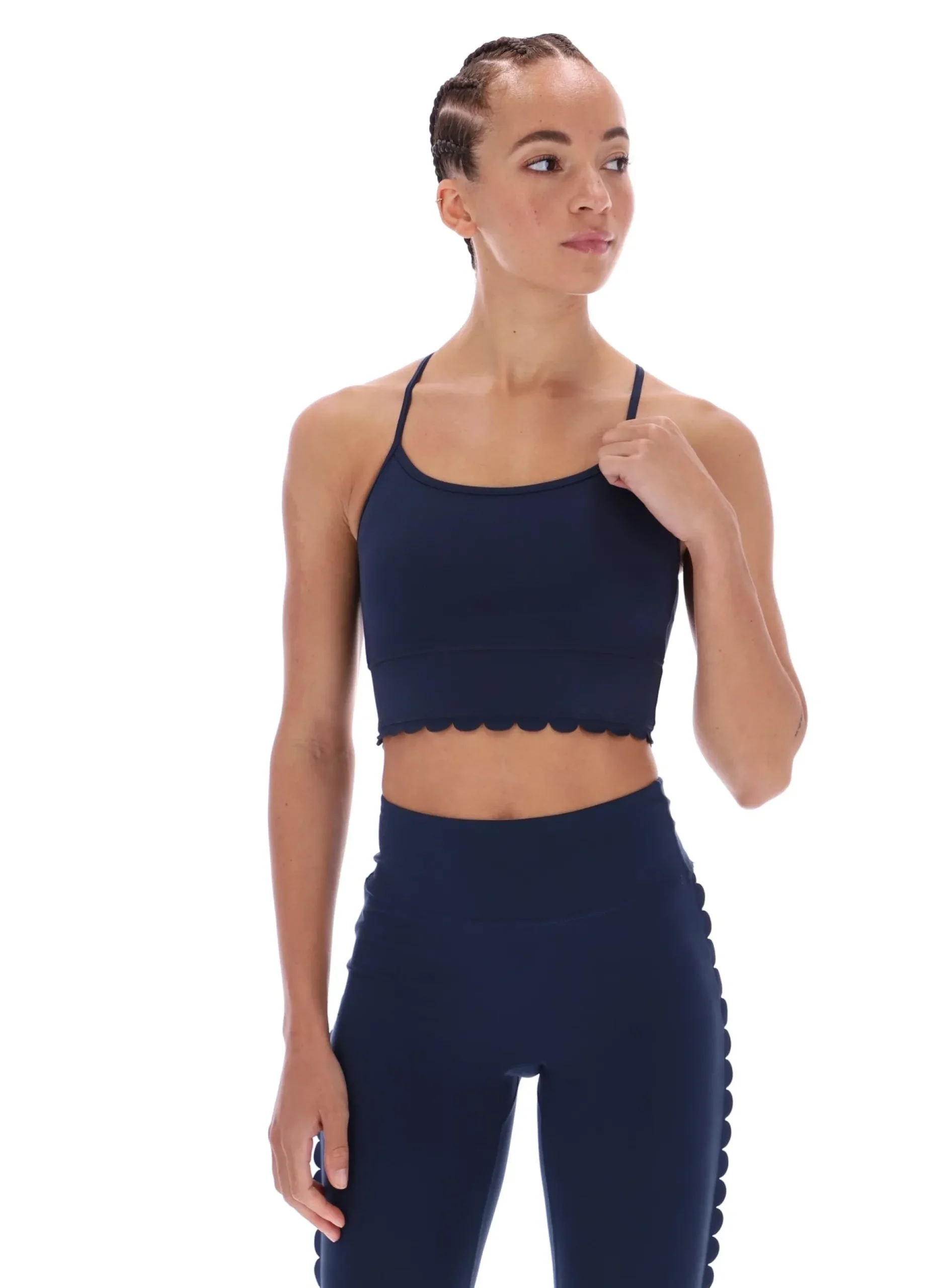 Komfortabler Yoga-Sport-BH mit Wellenkante