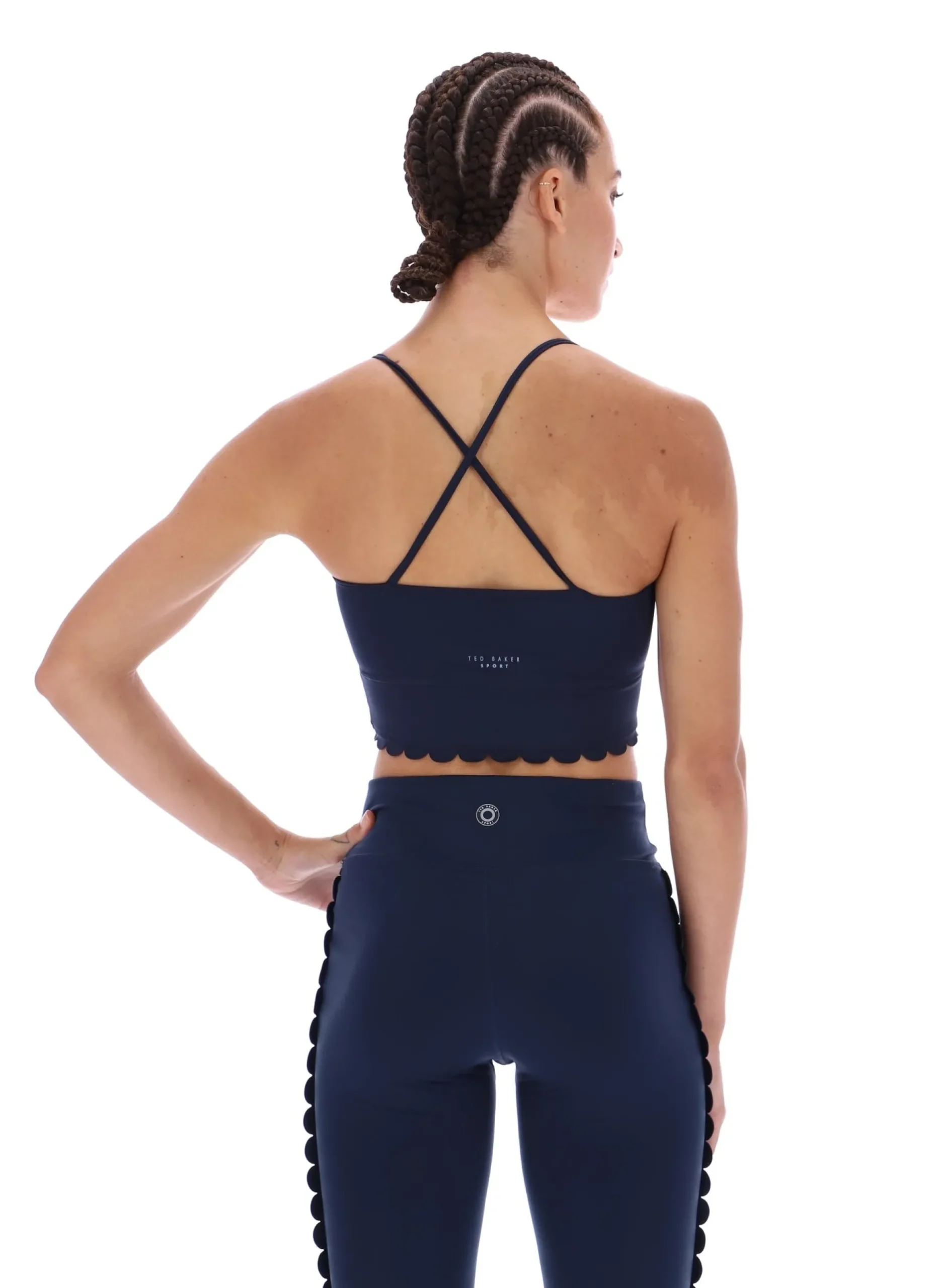 Komfortabler Yoga-Sport-BH mit Wellenkante