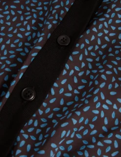 Kurzarm-Cardigan mit Print von Touch of Silk