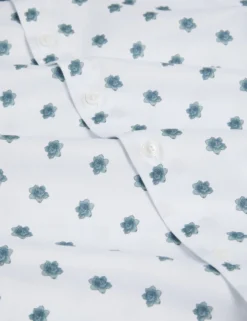 Kurzarmhemd mit Mini-Blumenmuster