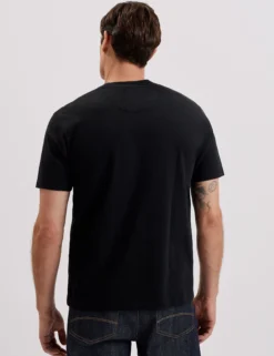 Kurzarm-T-Shirt aus Baumwolle mit lockerer Passform