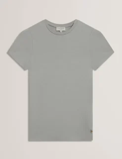 Kurzarm-T-Shirt mit weichem Griff und figurbetonter Passform