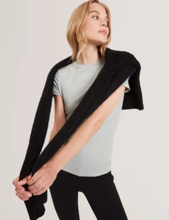 Kurzarm-T-Shirt mit weichem Griff und figurbetonter Passform
