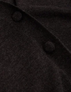 Kurzärmelige Strickjacke aus Merinowolle