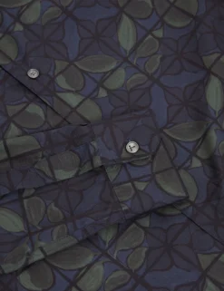 Langarmshirt mit Buntglas-Print