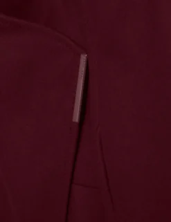 Langer Wollmantel mit Gürtel