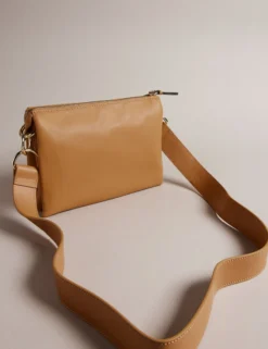 Leder-Umhängetasche mit Gurt