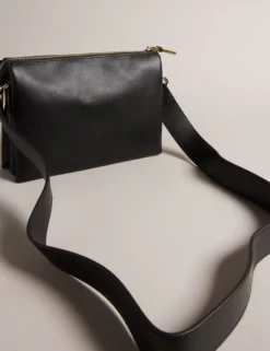 Leder-Umhängetasche mit Gurt