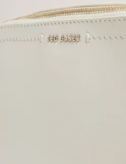 Logo-Webband-Leder-Umhängetasche für Kameras