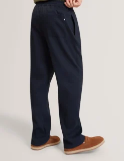 Lässige Hose aus Leinenmischgewebe mit Gummizug