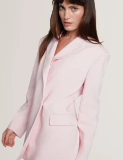 Lässiger Wickelblazer aus Webstoff