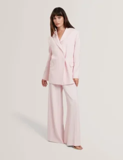 Lässiger Wickelblazer aus Webstoff