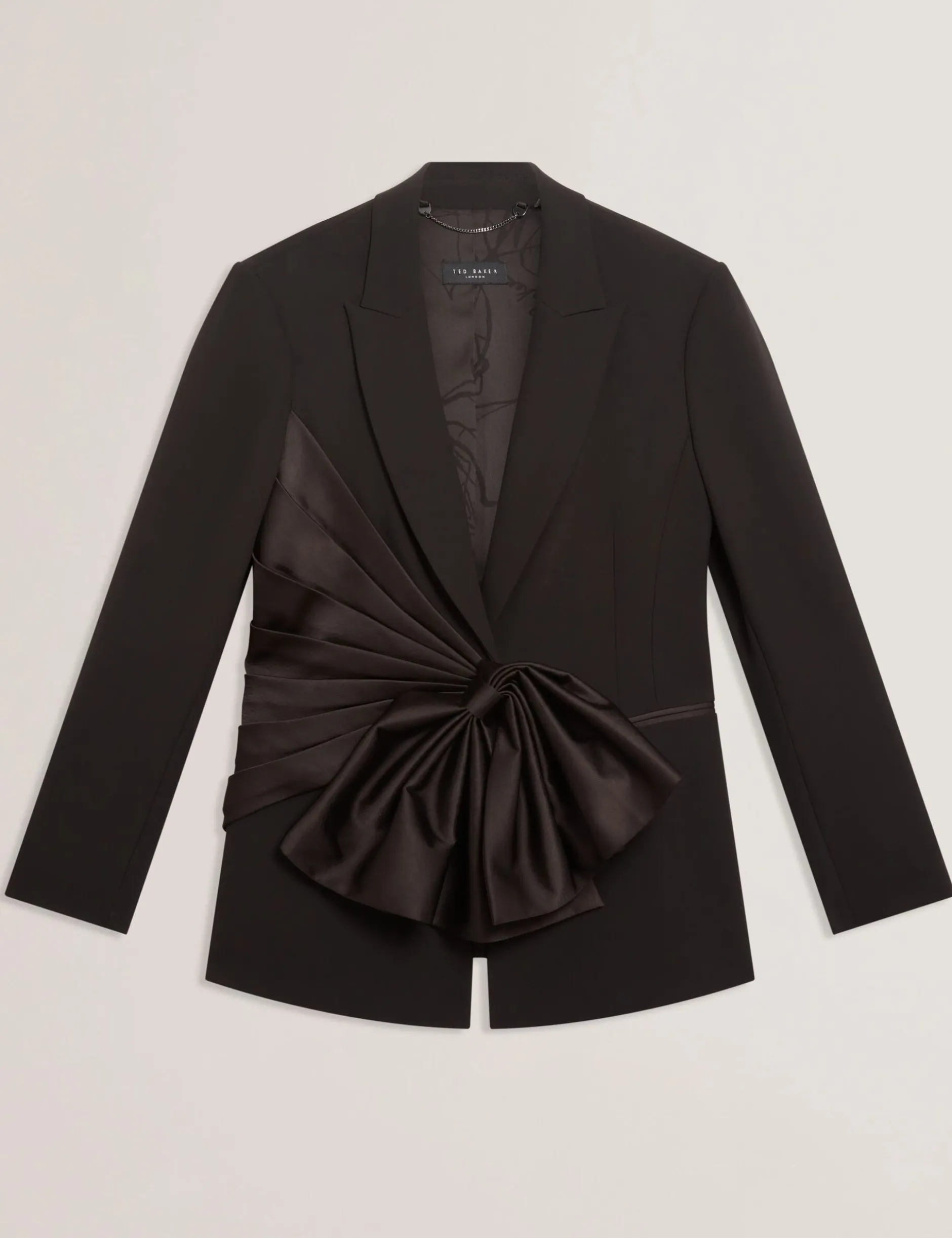 Maßgeschneiderter Blazer mit Satinschleife