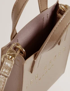 Mini Crinkle Patent PU Icon Tragetasche