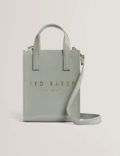 Mini Crinkle Patent PU Icon Tragetasche