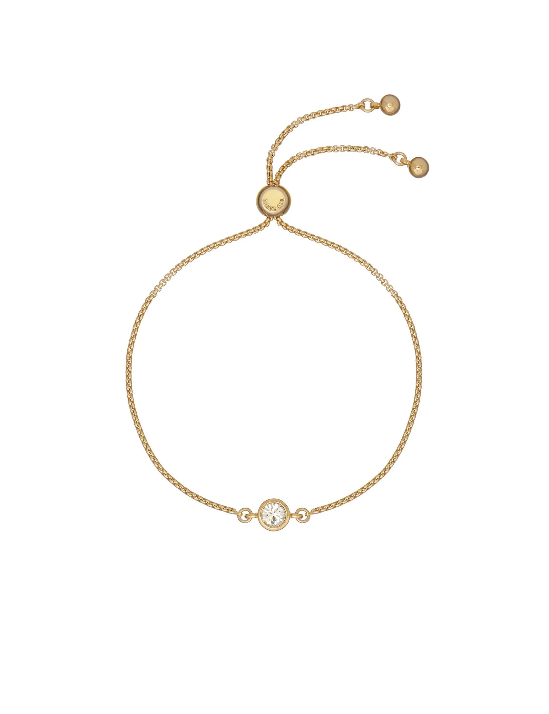 Mini-Kristall-Armband mit verstellbarem Schieber