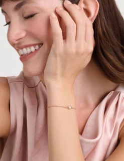 Mini-Kristall-Armband mit verstellbarem Schieber