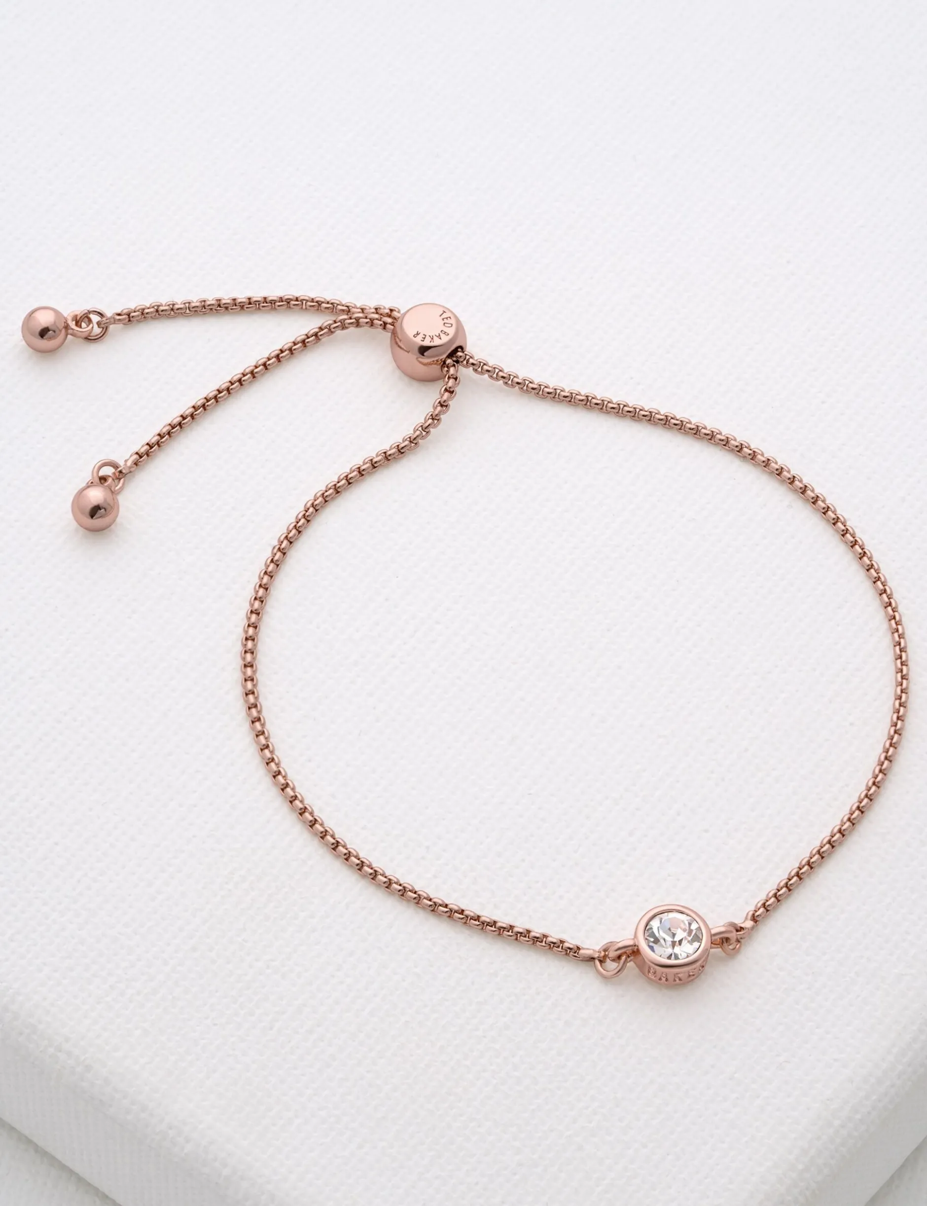 Mini-Kristall-Armband mit verstellbarem Schieber