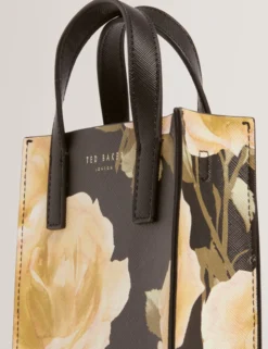 Mini-Tragetasche mit Rosenprint