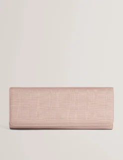 Moire Baguette Clutch-Tasche zum Umklappen