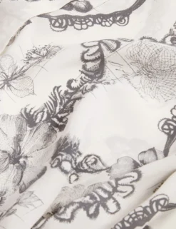 Nottingham Lace Print Longline Shirt