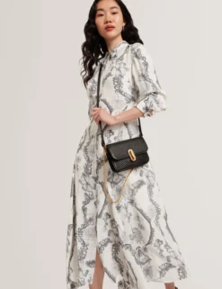 Nottingham Midi-Hemdkleid mit Spitzenprint