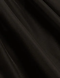 Organza-Bluse mit langen Ballonärmeln