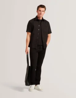 Oversized-T-Shirt aus Baumwolle mit Logo-Patch
