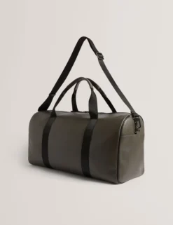 Reisetasche aus genarbtem Kunstleder