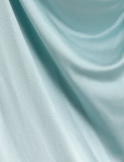 Ärmelloses Jersey-Maxikleid mit drapiertem Ausschnitt