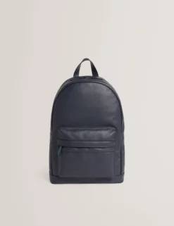 Rucksack aus Kunstleder mit Gurtbändern