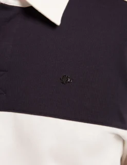 Rugby-Shirt aus Jersey-Baumwolle mit Blockstreifen