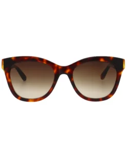 Runde Sonnenbrille mit klobigem Rahmen