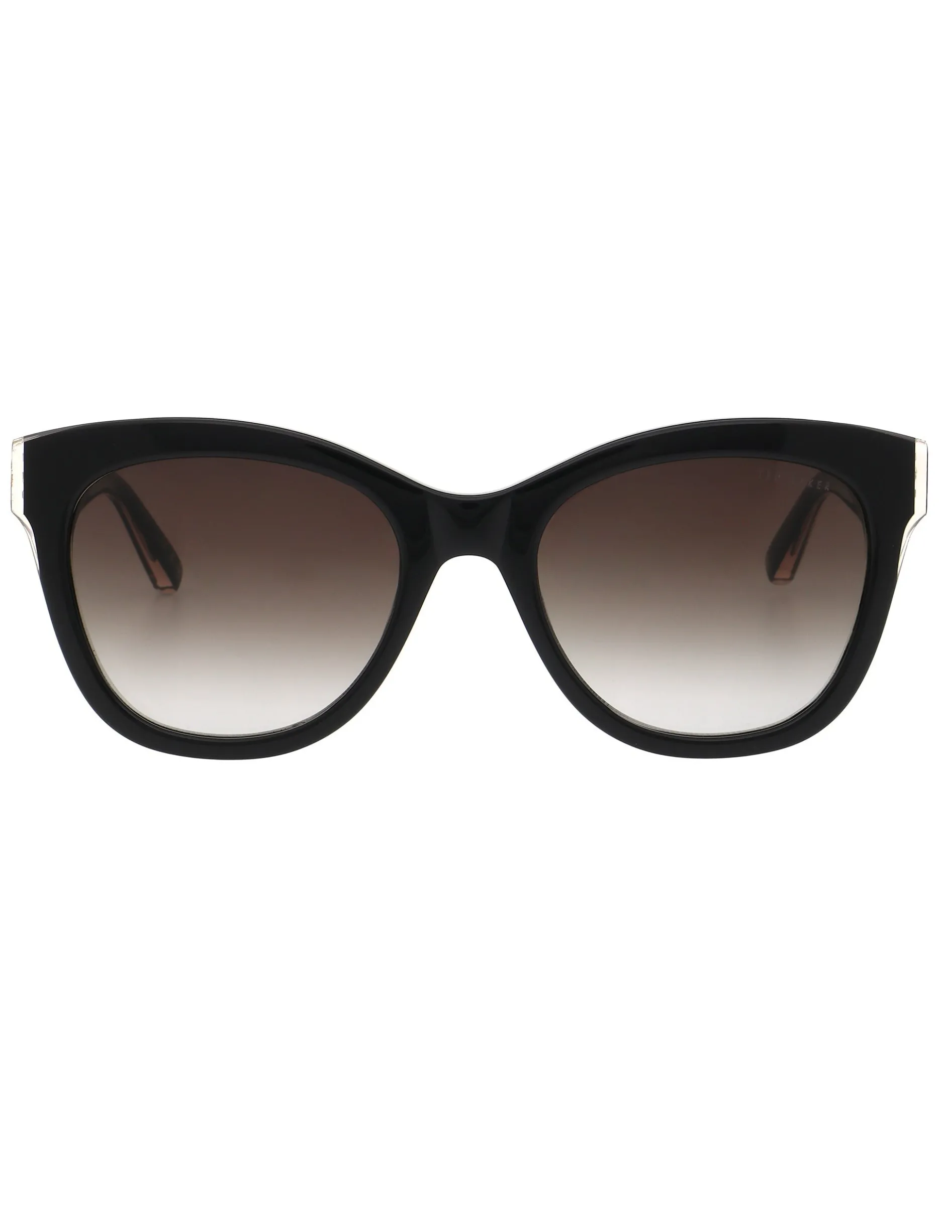 Runde Sonnenbrille mit klobigem Rahmen