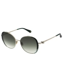 Runde Sonnenbrille mit Metallrahmen