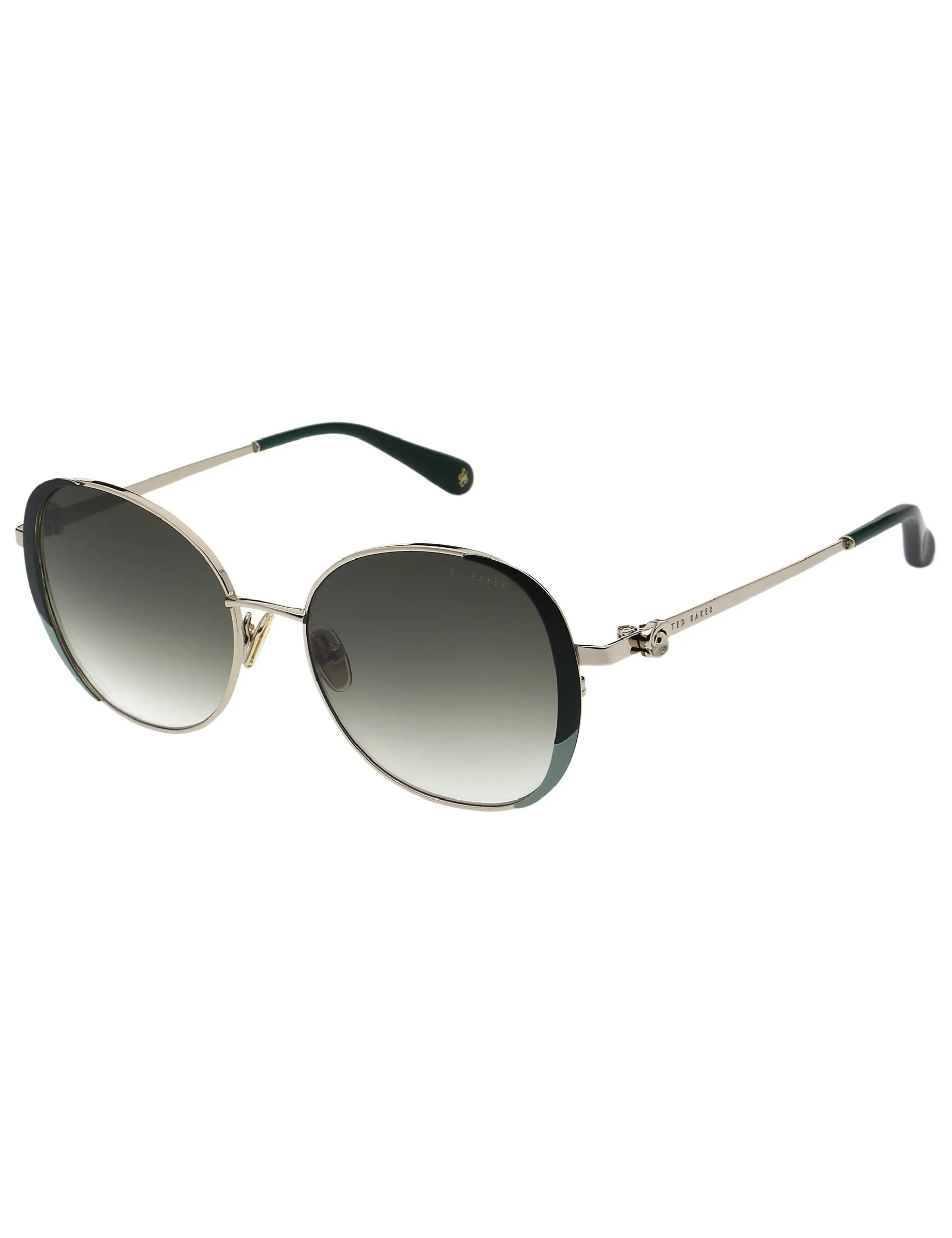 Runde Sonnenbrille mit Metallrahmen